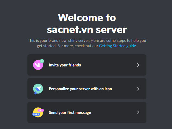 Chào mừng đến với Sacnet.vn Server Discord