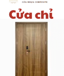 Cửa gỗ nhựa AH04 - cửa chỉ