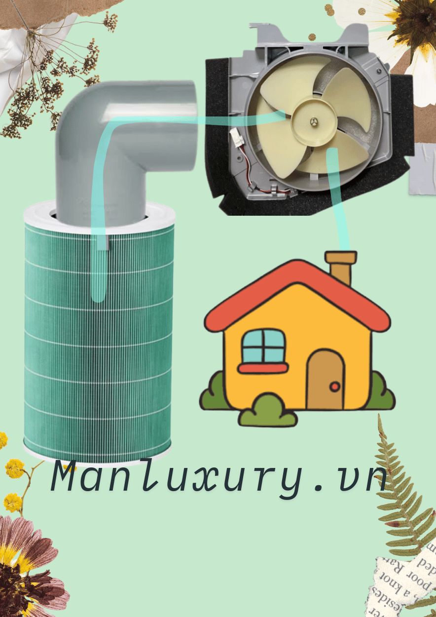 Mô hình hoạt động máy cấp khí tươi 12v sử dụng năng lượng mặt trời