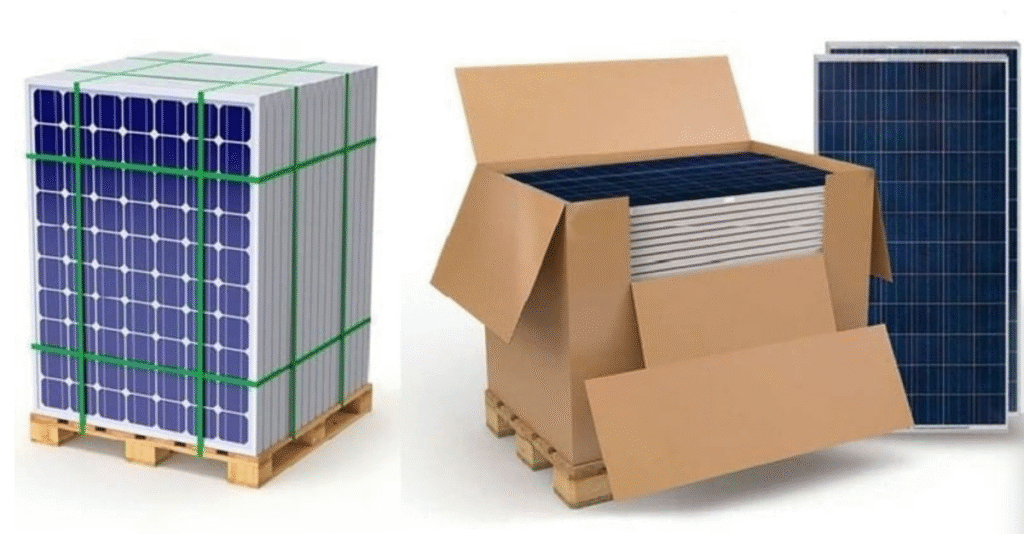 1 pallet pin năng lượng mặt trời bao nhiêu tấm