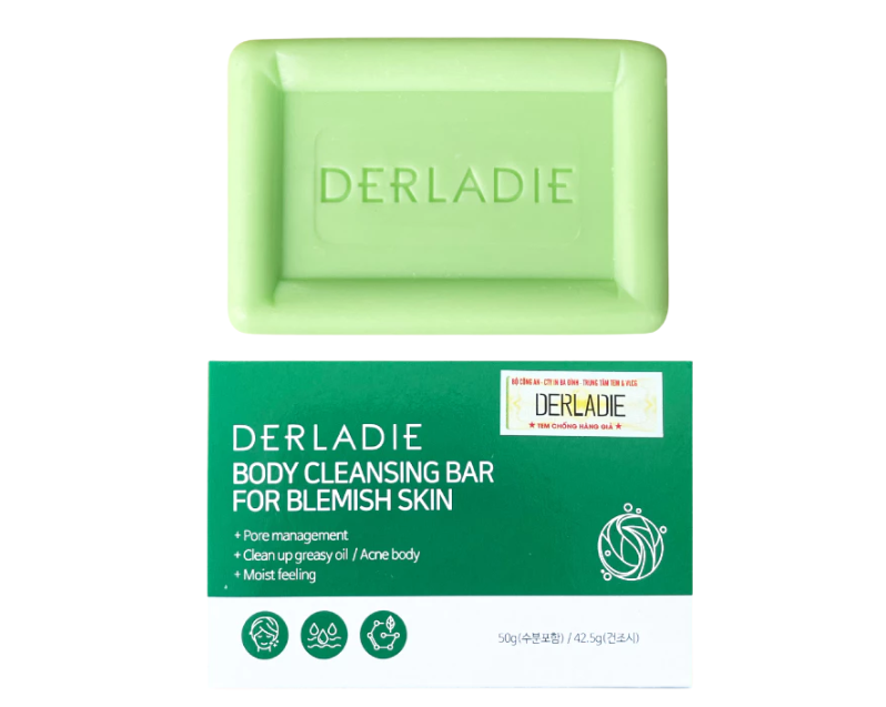Derladie Body Cleansing Bar Blemish Skin 50g